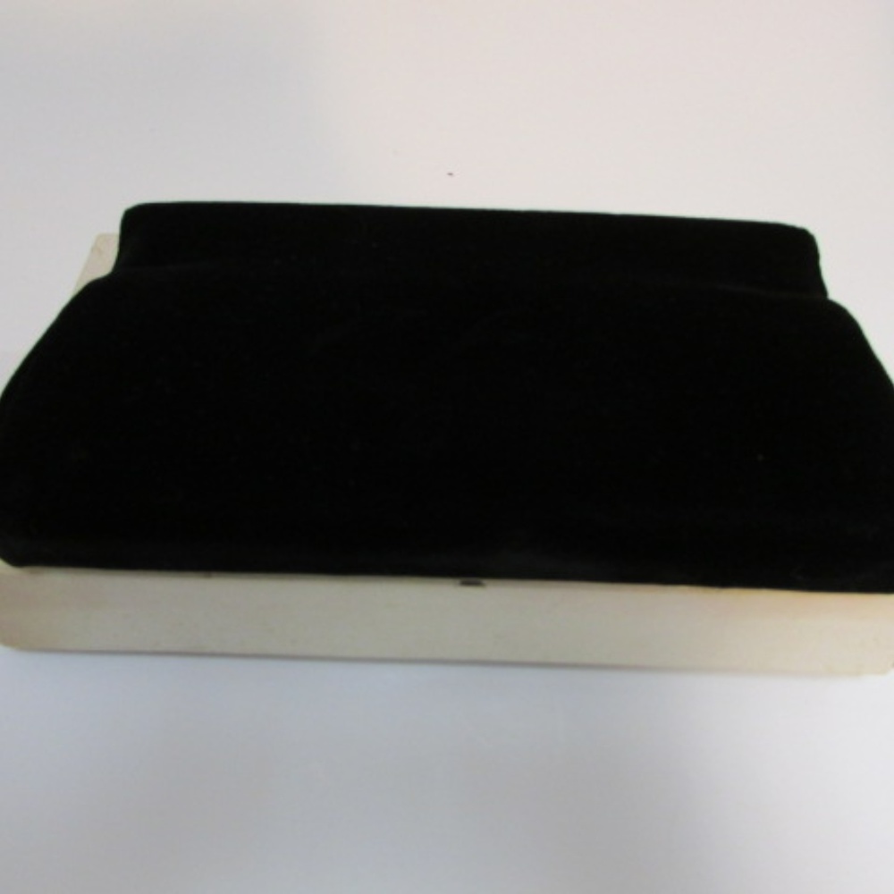 Vintage Bobbie Jerome Black Velvet Clutch
